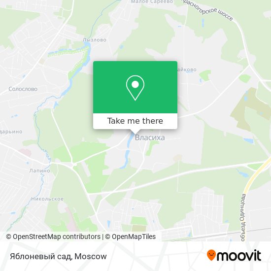 Яблоневый сад map