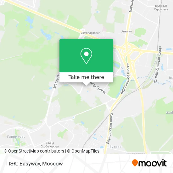 ПЭК: Easyway map