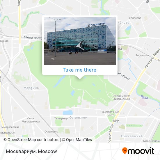 Москвариум map