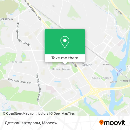 Детский автодром map