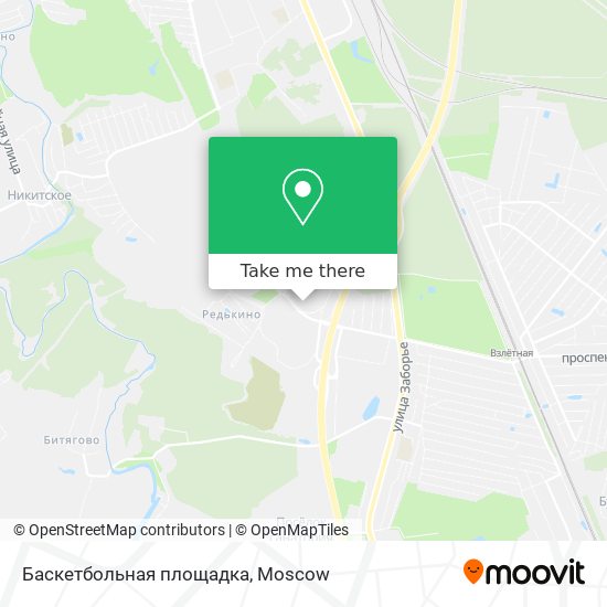 Баскетбольная площадка map