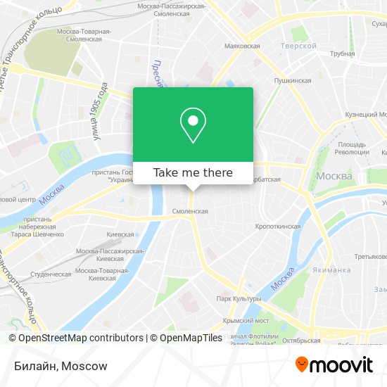 Билайн map