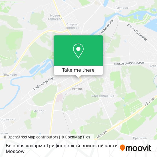 Бывшая казарма Трифоновской воинской части map