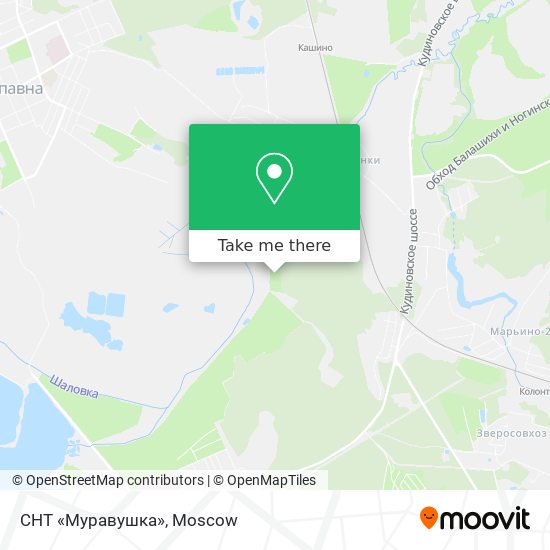 СНТ «Муравушка» map