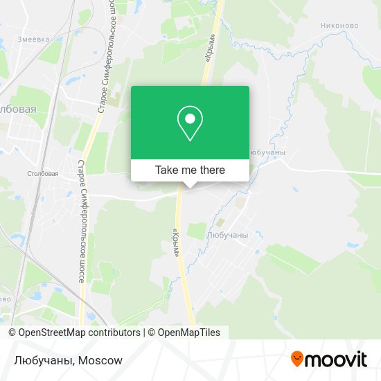 Любучаны map