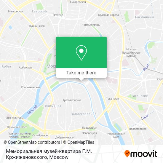 Мемориальная музей-квартира Г.М. Кржижановского map