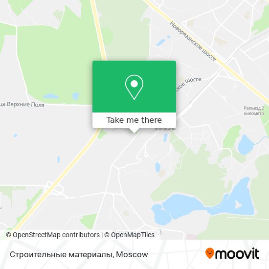 Строительные материалы map