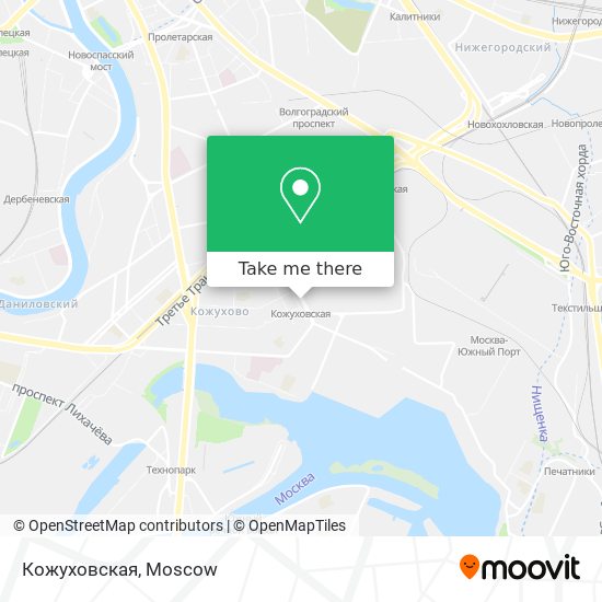 Кожуховская map