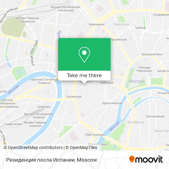 Резиденция посла Испании map