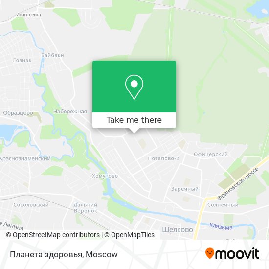 Планета здоровья map