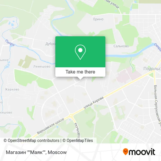 Магазин ""Маяк"" map