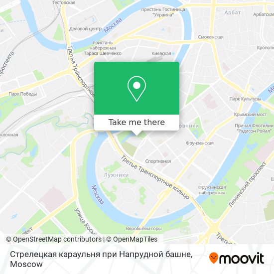 Стрелецкая караульня при Напрудной башне map