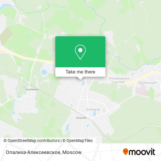Опалиха-Алексеевское map