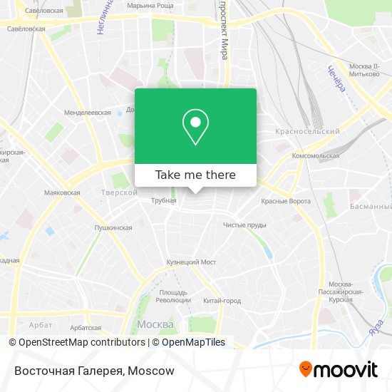 Восточная Галерея map