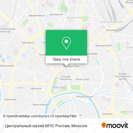 Центральный музей МЧС России map