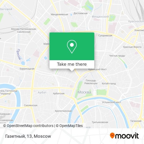 Газетный, 13 map