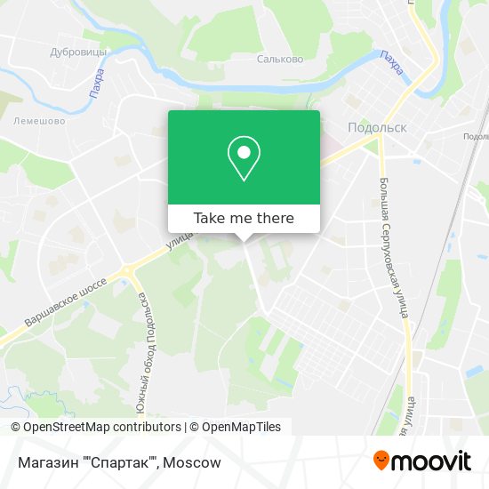 Магазин ""Спартак"" map