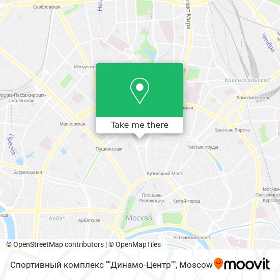 Спортивный комплекс ""Динамо-Центр"" map