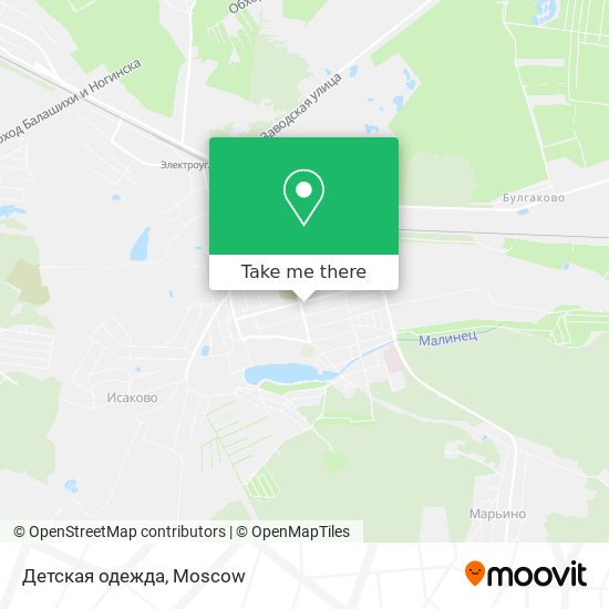 Детская одежда map