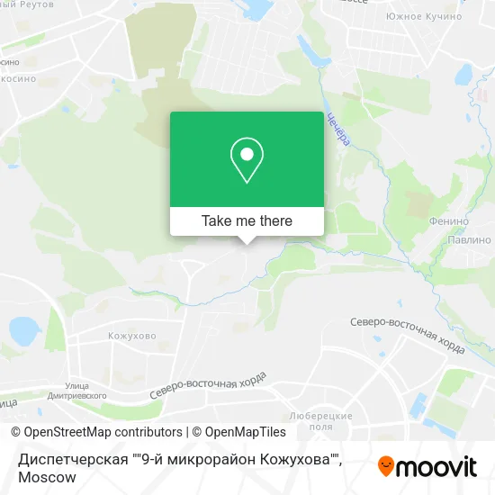 Диспетчерская ""9-й микрорайон Кожухова"" map