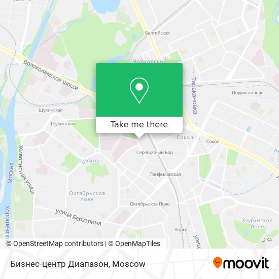 Бизнес-центр Диапазон map