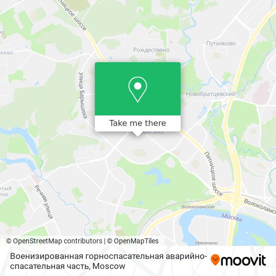 Военизированная горноспасательная аварийно-спасательная часть map