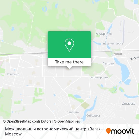 Межшкольный астрономический центр «Вега» map