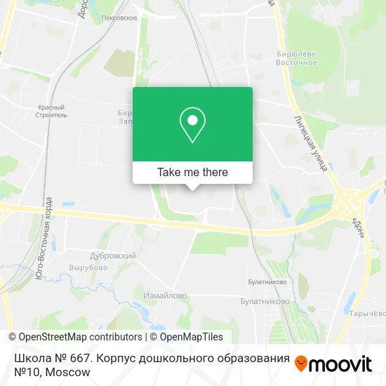 Школа № 667. Корпус дошкольного образования №10 map