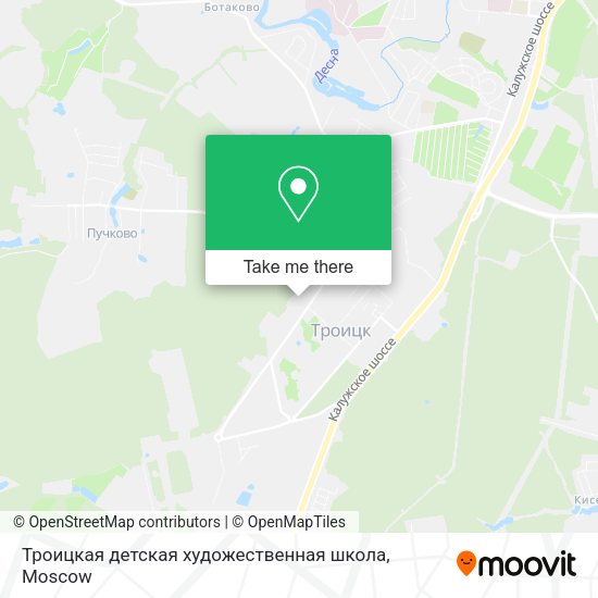 Троицкая детская художественная школа map