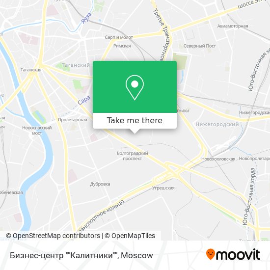Бизнес-центр ""Калитники"" map