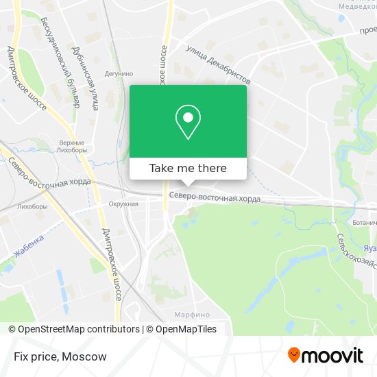 Fix price map