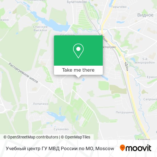 Учебный центр ГУ МВД России по МО map