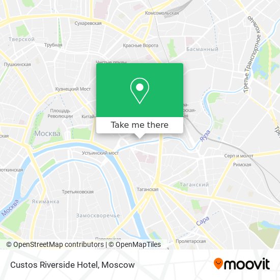 Custos Riverside Hotel map