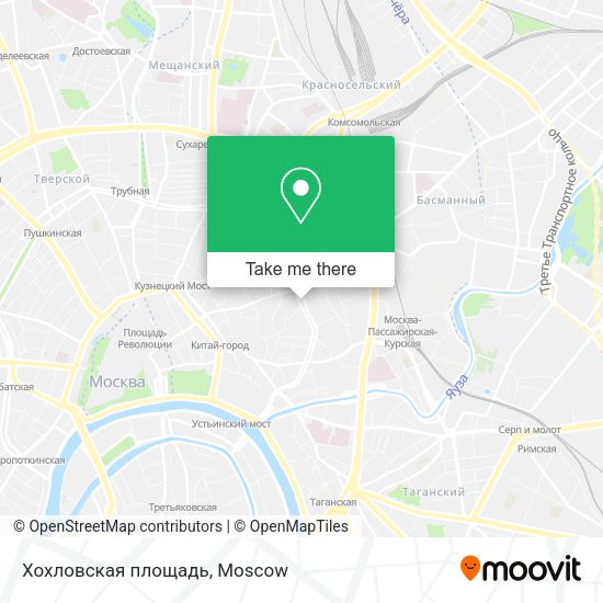 Хохловская площадь map