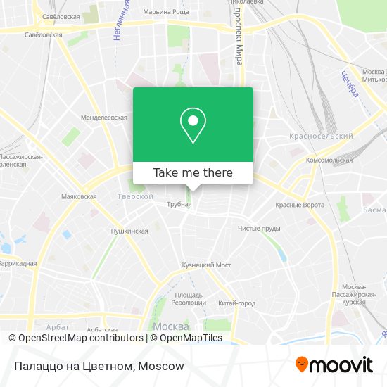 Палаццо на Цветном map