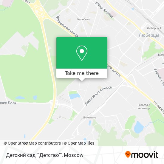 Детский сад ""Детство"" map
