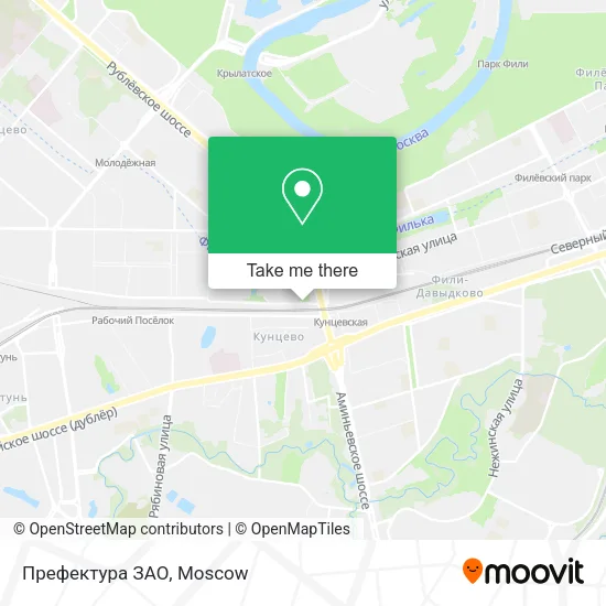 Префектура ЗАО map