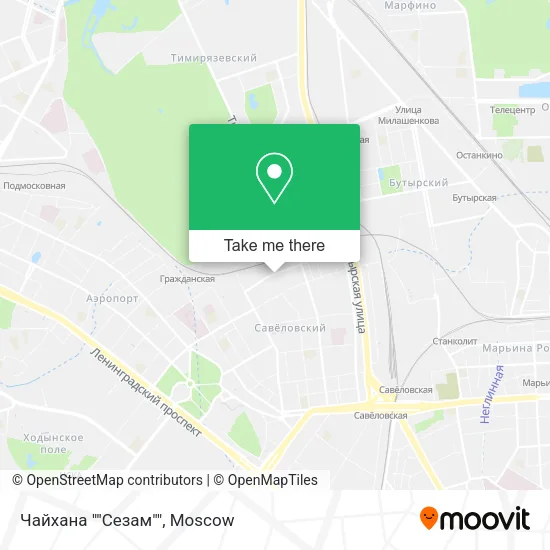 Чайхана ""Сезам"" map