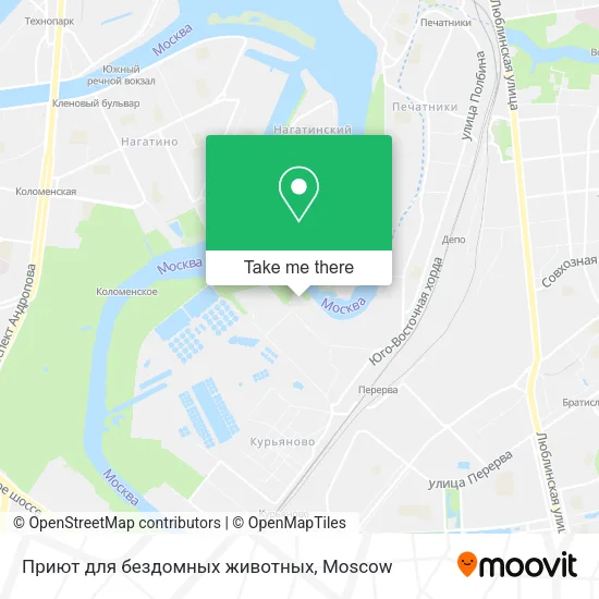Приют для бездомных животных map