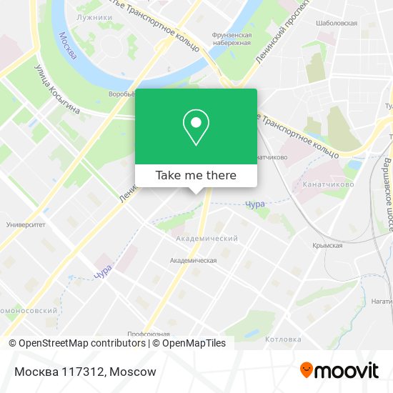 Москва 117312 map