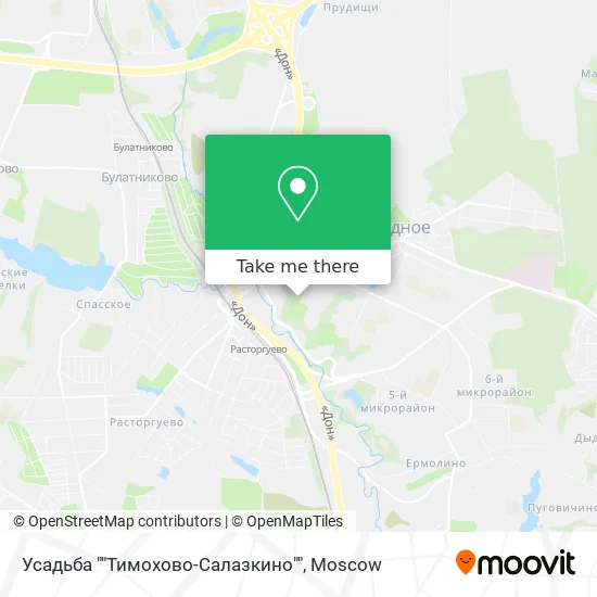 Усадьба ""Тимохово-Салазкино"" map