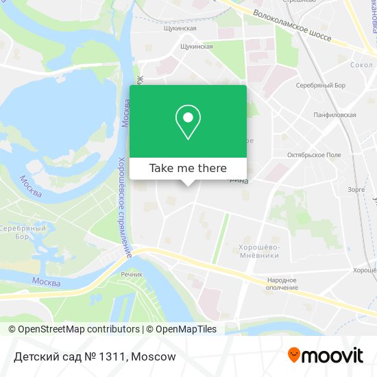 Детский сад № 1311 map