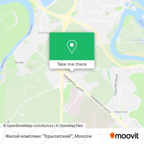 Жилой комплекс ""Крылатский"" map