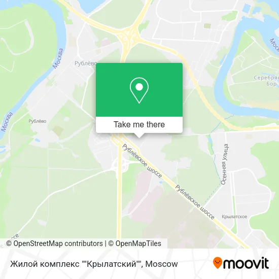 Жилой комплекс ""Крылатский"" map