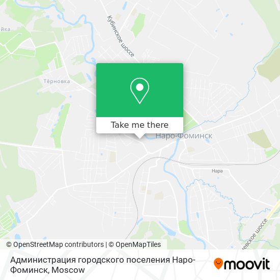 Администрация городского поселения Наро-Фоминск map