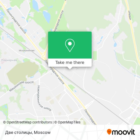 Две столицы map