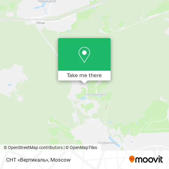 СНТ «Вертикаль» map