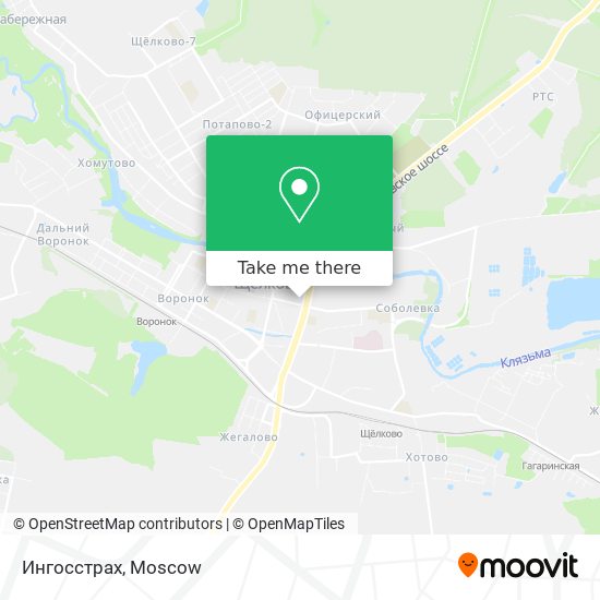 Ингосстрах map