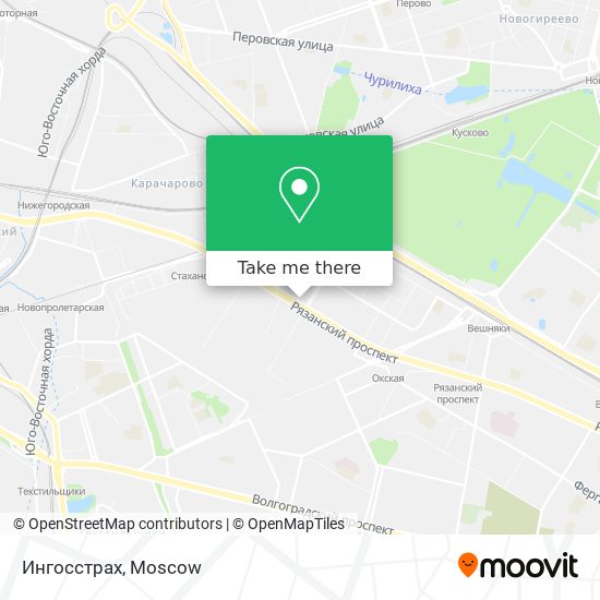 Ингосстрах map