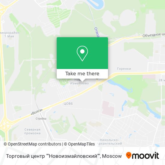 Торговый центр ""Новоизмайловский"" map